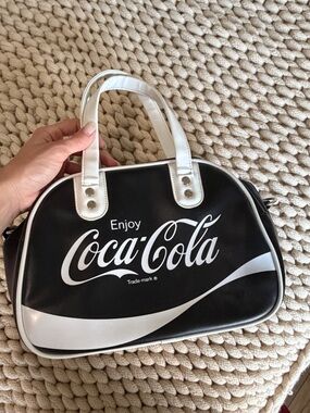 Coca Cola Black and White Shoulder Bag with tags